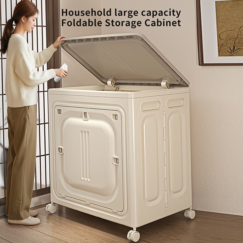 Large Capacity Storage Box, Extra Large Clothes Organizer, Foldable Clothes Quilt Storage Box, Snack Storage Cabinet, Under-Bed Storage